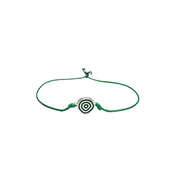 Scent Bracelet Dark Green 12 mm + Essentail oil Foresta 5 ml