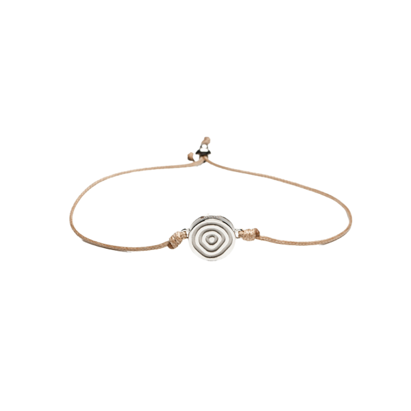 Scent Bracelet Beige 14 mm + Essentail oil Jasmine 5 ml