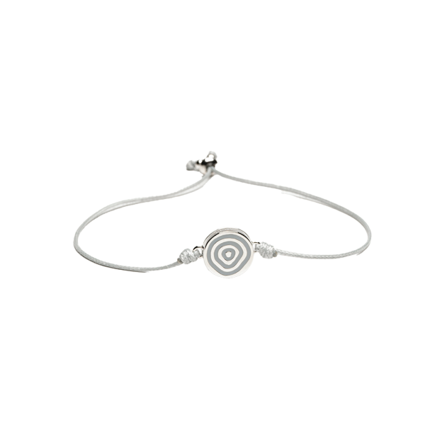 Scent Bracelet Light Grey 14 mm + Essentail oil Snowdrop 5 ml