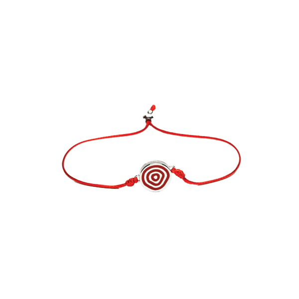 Scent Bracelet Dark Red 14 mm + Essentail oil Sunrise 5 ml